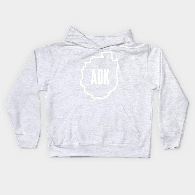 ADK Adirondacks Kids Hoodie by PodDesignShop